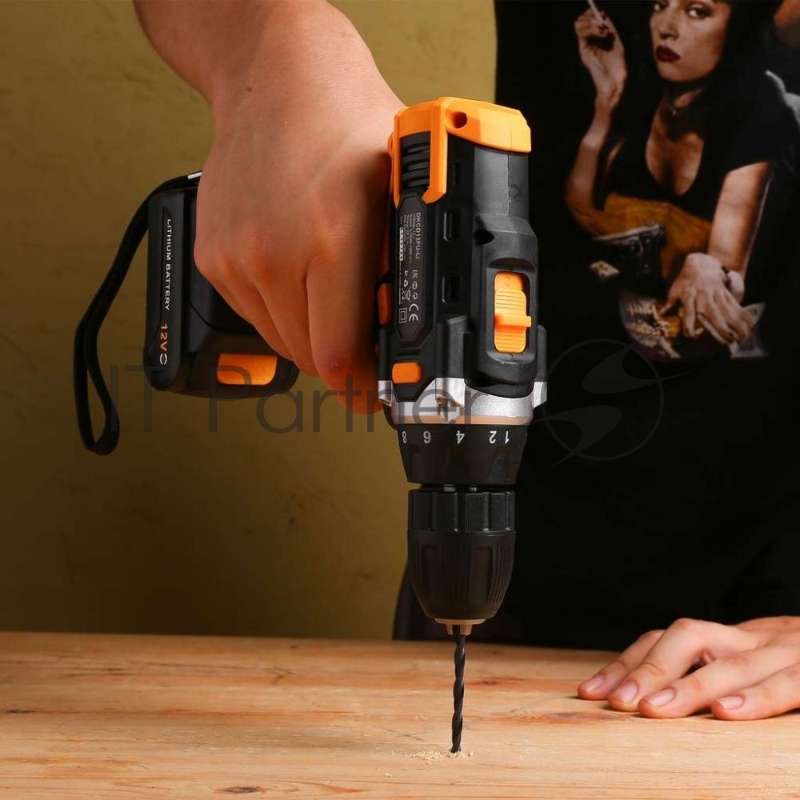 Дрель-шуруповерт Deko DKCD12FU-Li Advanced аккум. патрон:быстрозажимной (063-4131)