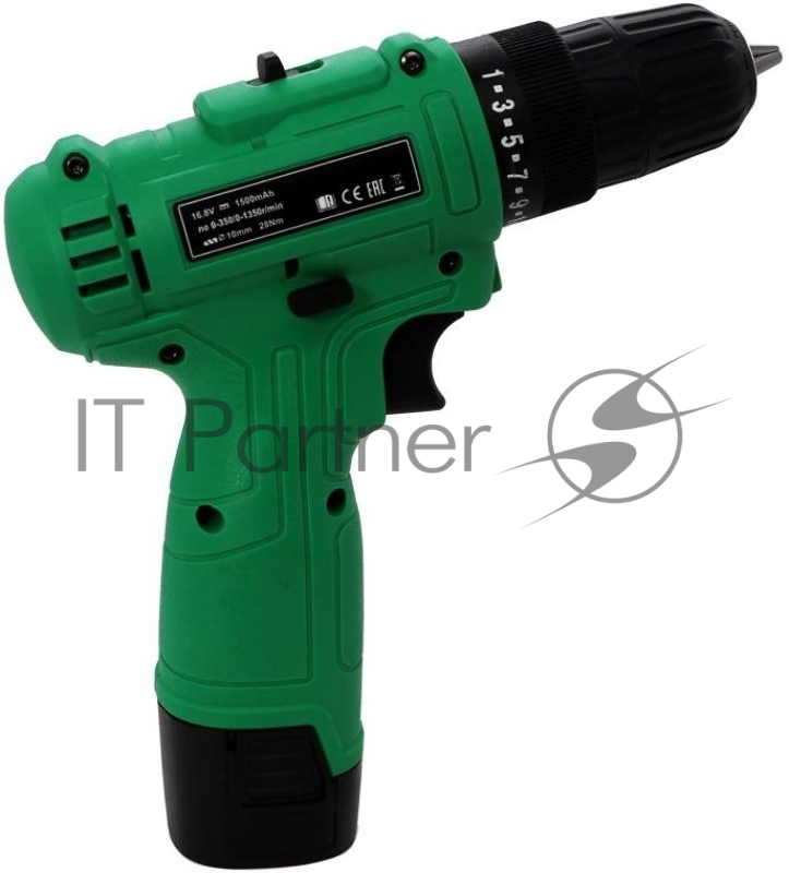 Дрель-шуруповерт Zitrek Green 16.8-Li-ion аккум. патрон:быстрозажимной (063-4040)