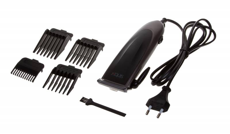 Машинка для стрижки Sinbo SHC 4353 серебристый 8Вт (насадок в компл:4шт)