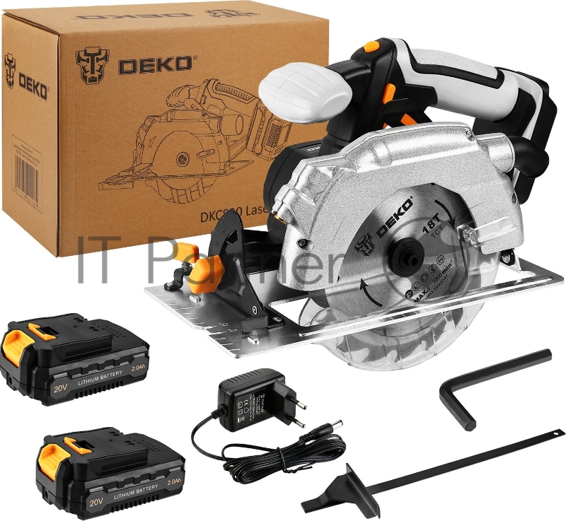 Циркулярная пила (дисковая) Deko DKCS20 Laser (ручная)