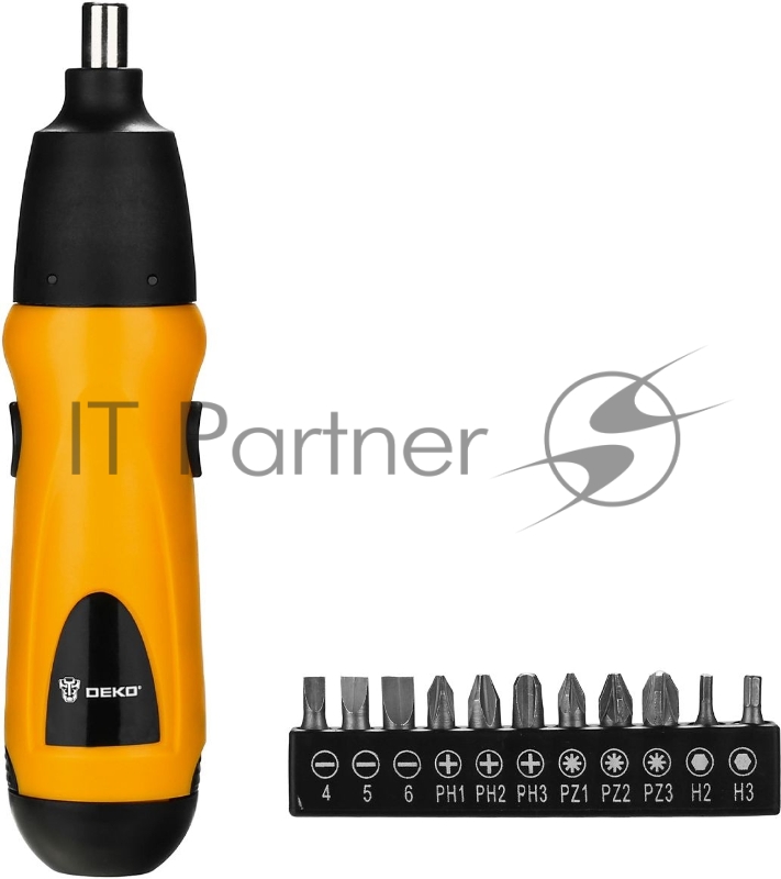 Отвертка аккум. Deko DKS-Li аккум. патрон:шестигранник 6.35 мм (1/4) (065-0661)