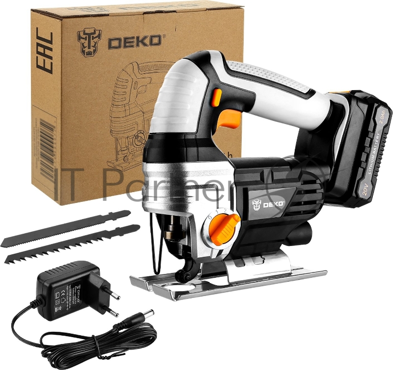 Лобзик Deko DKJS20 +2пил. 2400ходов/мин от аккумулятора