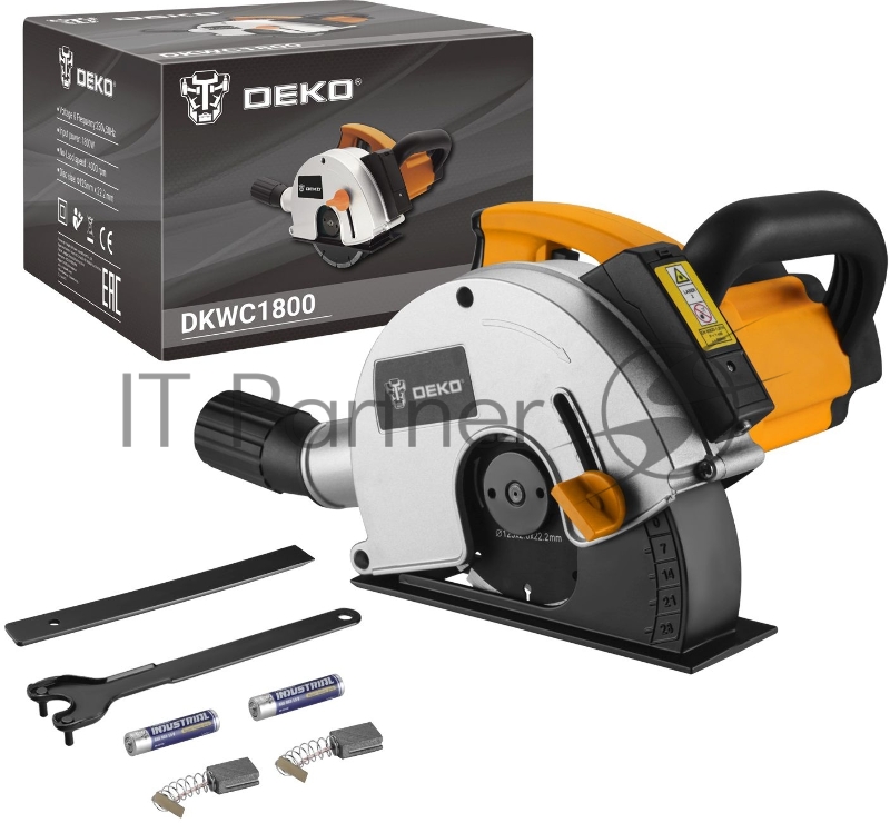 Штроборез Deko DKWC1800 4000об/мин 1800W оранжевый/черный