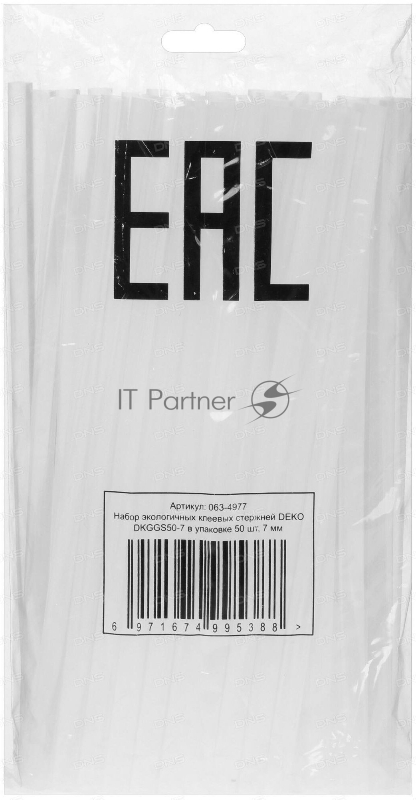 Клеевые стержни для клеевого пистолета Deko DKGGS50-7