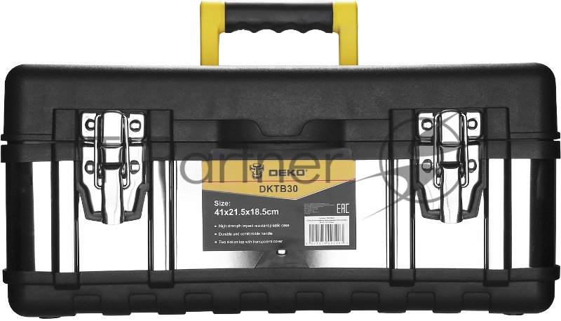 Ящик для инстр. Deko DKTB30 1отд. черный/серый (065-0835)