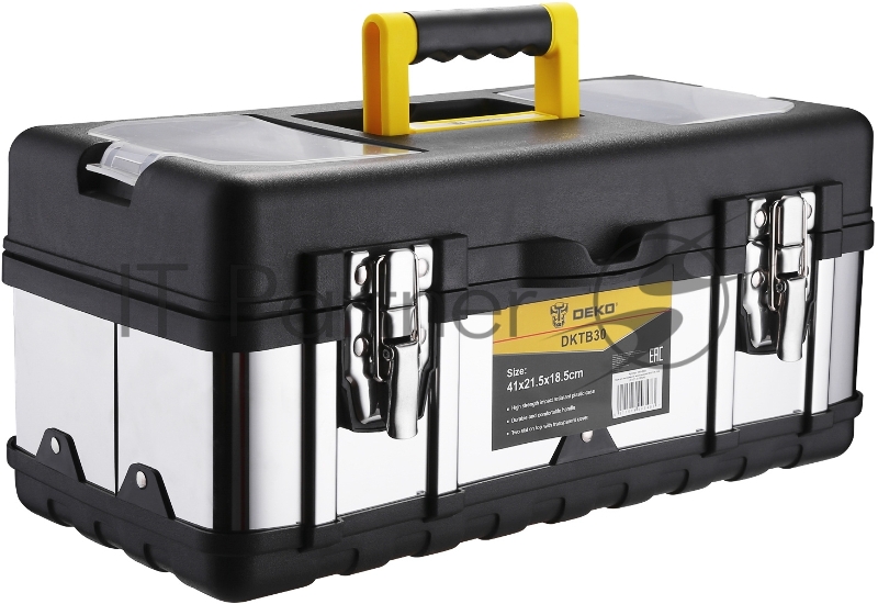 Ящик для инстр. Deko DKTB30 1отд. черный/серый (065-0835)