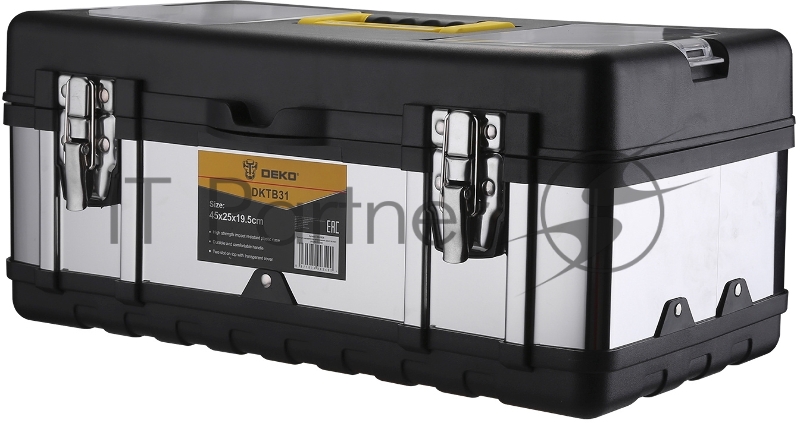 Ящик для инстр. Deko DKTB31 1отд. черный/серый (065-0836)