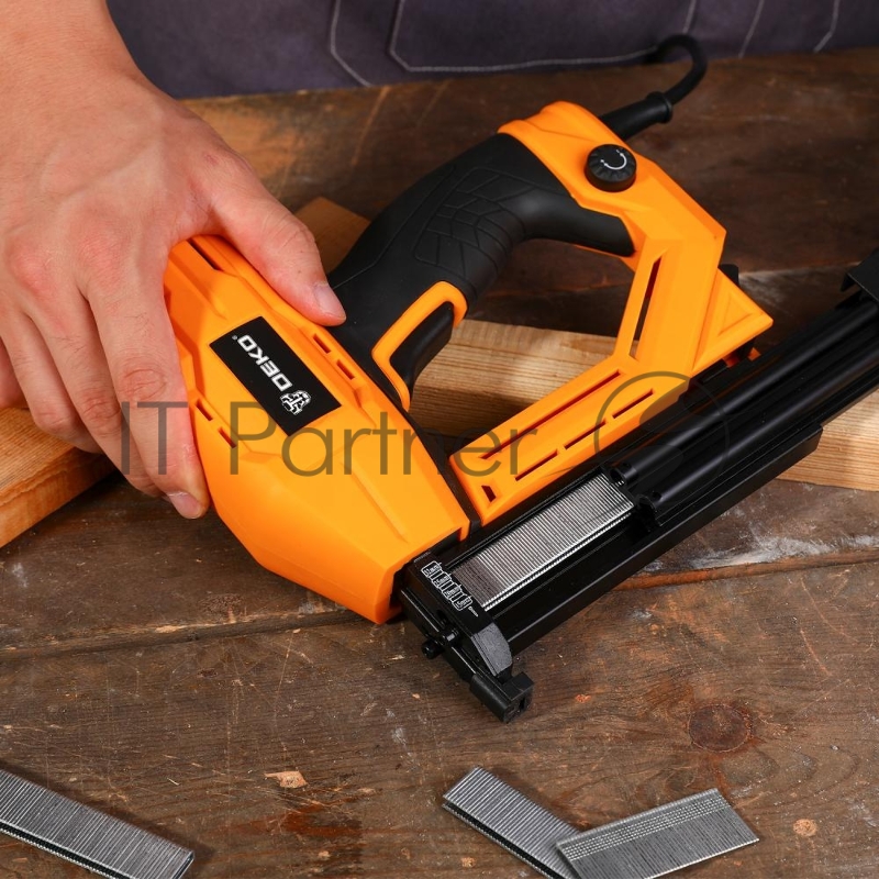 Пистолет степлер Deko DKES01