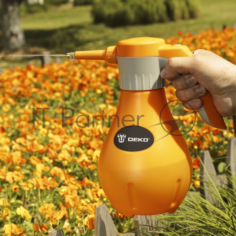 Опрыскиватель Deko DKSP14 аккум. 2л оранжевый/серый (065-0952)