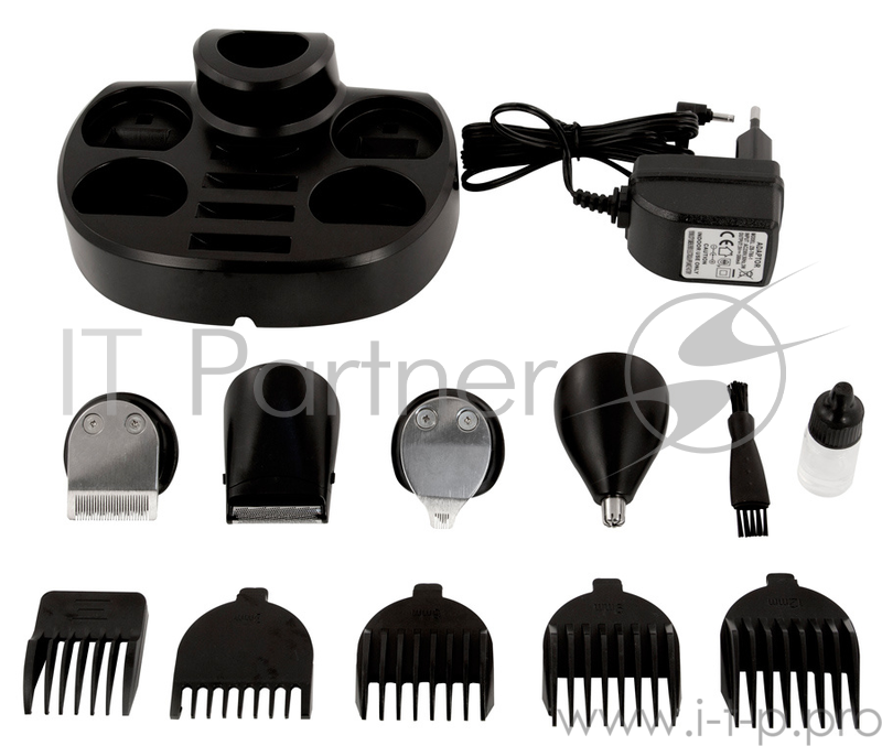 Машинка для стрижки Sinbo SHC 4369 красный/черный 3Вт (насадок в компл:5шт)