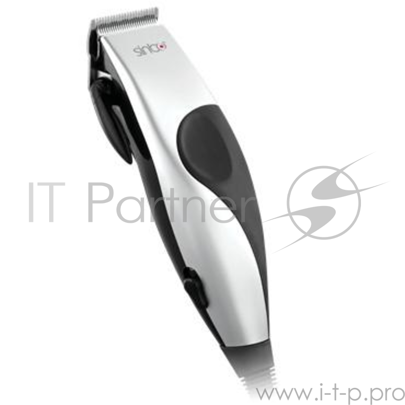 Машинка для стрижки Sinbo SHC 4350 серебристый/черный 5.5Вт (насадок в компл:4шт)