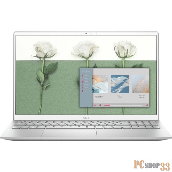 Ноутбук Dell Inspiron 5505 15.6(1920x1080 (матовый) WVA)/AMD Ryzen 7 4700U(2Ghz)/8192Mb/512SSDGb/no Radeon/Cam/BT/WiFi/war 1y/Platnum silver/ Win 10 Home