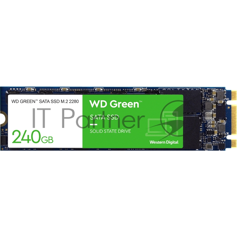 Твердотельный накопитель SSD SATA2.5 240GB SLC WDC GREEN WDS240G3G0B
