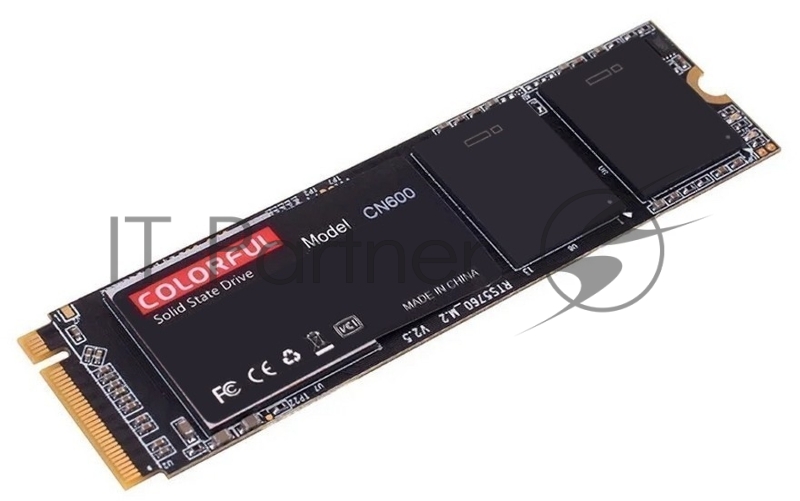 Накопитель SSD M.2 2280 256GB Colorful CN600 Client SSD CN600 256GB PCIe Gen3x4 with NVMe, 1600/900, 3D NAND, RTL (070265) {50}