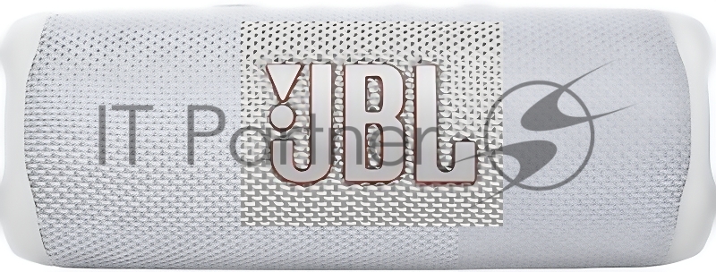 Портативная акустика JBL Flip 6 белый Bluetooth 5.1, время воспроизведения музыки 12 ч, емкость аккумулятора 4800 mAh, время заряда аккумулятора 2,5 ч, цвет белый