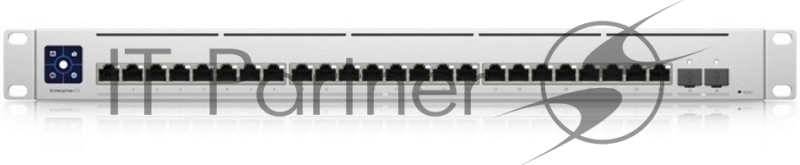 Коммутатор Ubiquiti Switch Enterprise XG 24 Layer 3 switch with (24) 10GbE RJ45 ports and (2) 25G SFP28 ports.