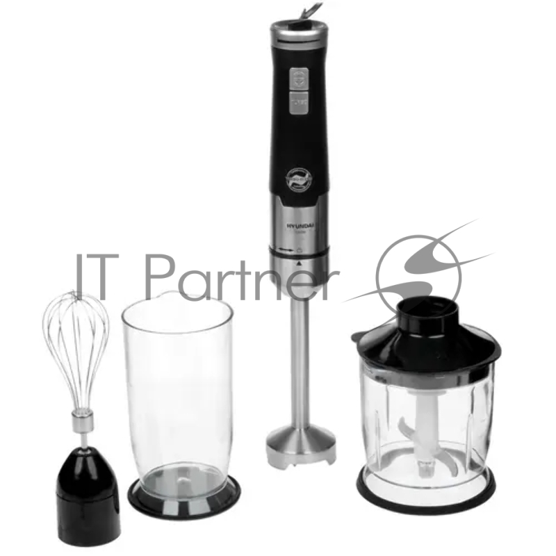Блендер погружной Hyundai HYB-H4935 1200Вт черный/серебристый