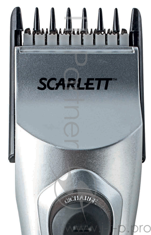 Машинка для стрижки Scarlett SC-160 серый 3Вт (насадок в компл:1шт)