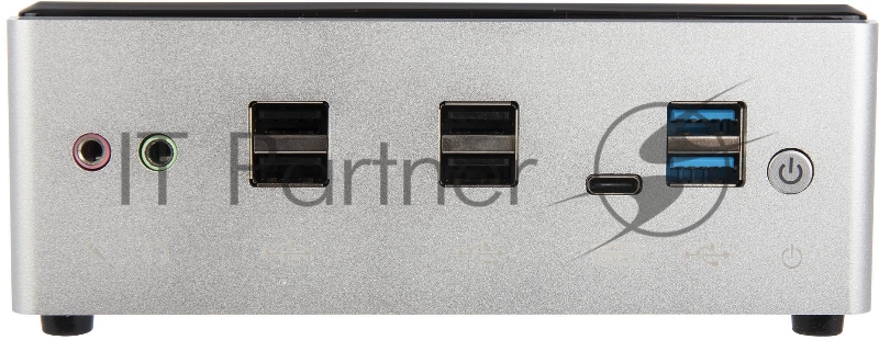 Персональный компьютер NERPA BALTIC mini I512 Intel Core i5 10210U(1.6Ghz)/16384Mb/512SSDG 3y/black/silver/noOS + GLAN, VESA, noKbd&m