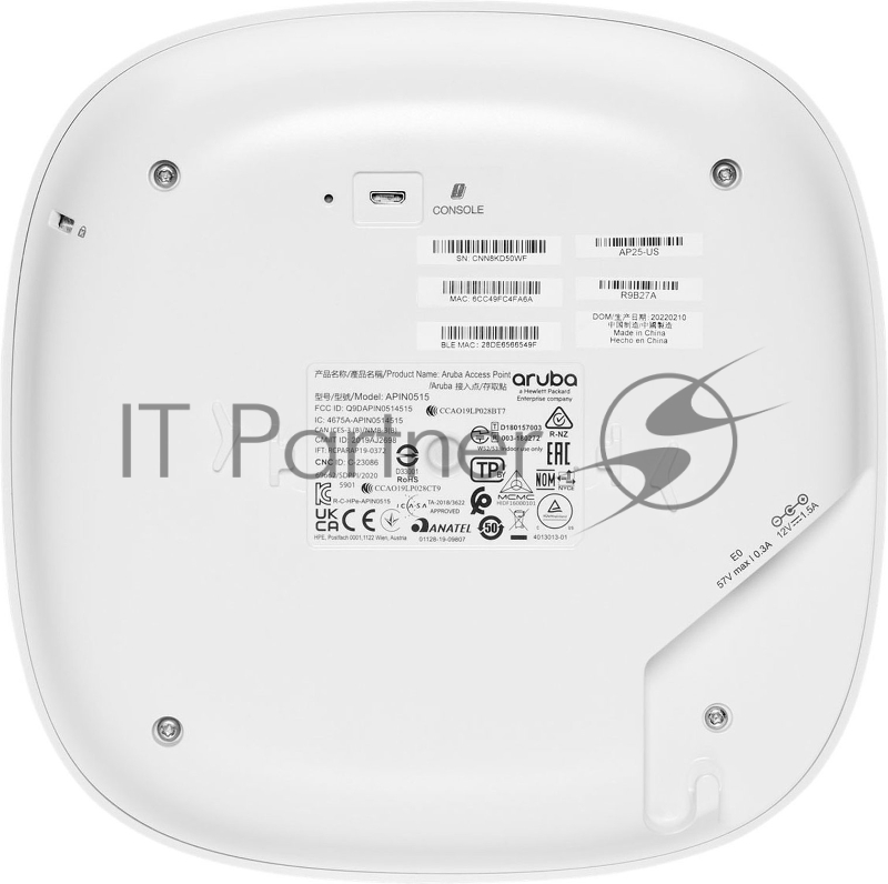 Точка доступа HPE Aruba Instant On AP25 RW (R9B28A#AC3)