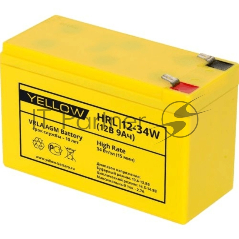 Батарея YELLOW HRL 12-34W (9Ач)
