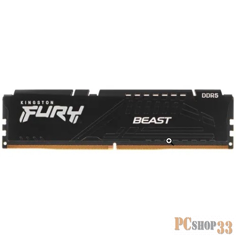 Модуль памяти Kingston 8GB 4800MT/s DDR5 CL38 DIMM FURY Beast Black