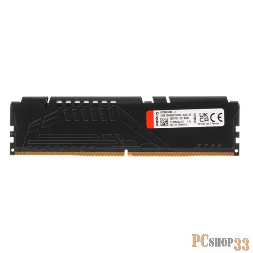 Модуль памяти Kingston 8GB 4800MT/s DDR5 CL38 DIMM FURY Beast Black