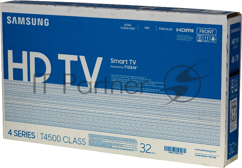 Телевизор LED Samsung 32 UE32T4500AUXCE 4 черный HD READY 60Hz DVB-T DVB-T2 DVB-C DVB-S DVB-S2 USB WiFi Smart TV (RUS)