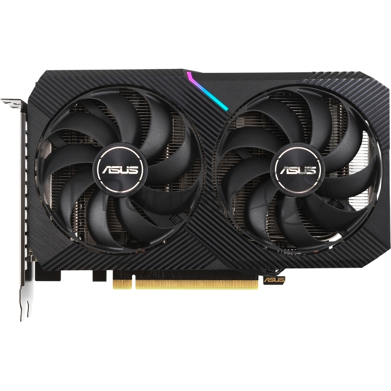 Видеокарта Asus PCI-E 4.0 DUAL-RTX3050-8G NVIDIA GeForce RTX 3050 8192Mb 128 GDDR6 1777/14000 HDMIx1 DPx3 HDCP Ret