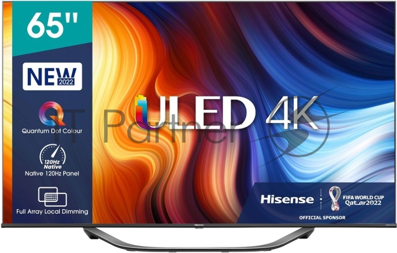 Телевизор LED Hisense 65 65U7HQ черный Ultra HD 120Hz DVB-T DVB-T2 DVB-C DVB-S DVB-S2 USB WiFi Smart TV ДА