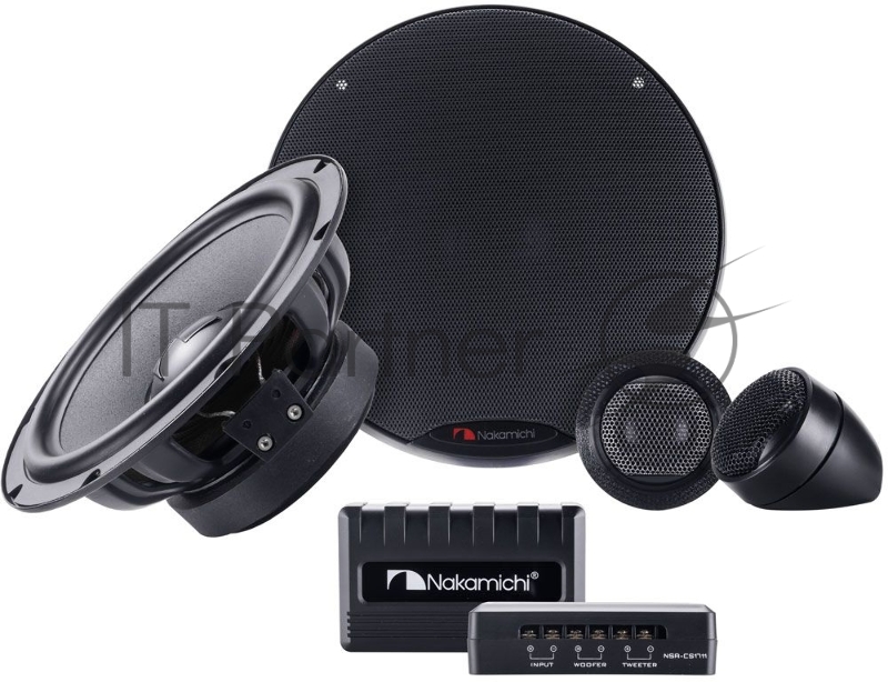 Колонки автомобильные Nakamichi NSA-CS1711 (без решетки) 450Вт 88дБ 4Ом 16.5см (6 1/2дюйм) компонентные двухполосные