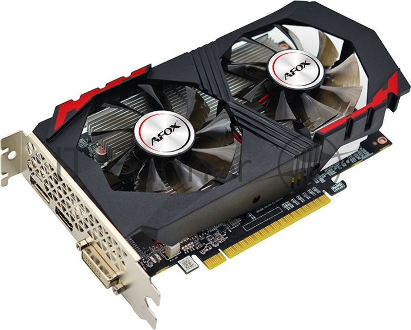 Видеокарта AFOX GTX1050Ti 4GB GDDR5 128Bit DVI HDMI DP ATX Dual Fan