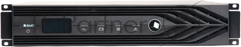 Источник бесперебойного питания (490) Бастион SKAT-UPS 6000ВА/5400Вт RACK 2U/On-Line/16хАКБ(80Ач)/220В/S slot/5 л.г./МИНПРОМТОРГ реестр