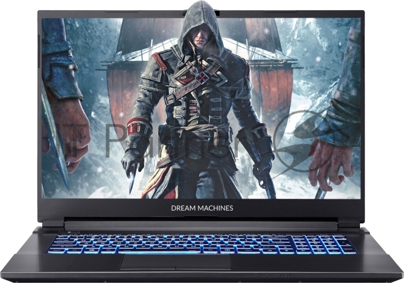 Ноутбук Dream Machines G1650-17RU72 17.3(1920x1080 WVA 144Hz)/Intel Core i5 11400H(2.7Ghz)/8192Mb/512SSDGb GeForce GTX1650(4096Mb)/Cam/BT/WiFi/-/ 1y/2.5kg/noOS