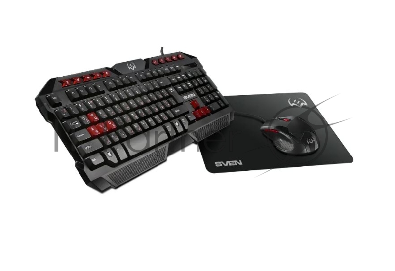 Набор SVEN GS-9200 игровые клавиатура, мышь и коврик