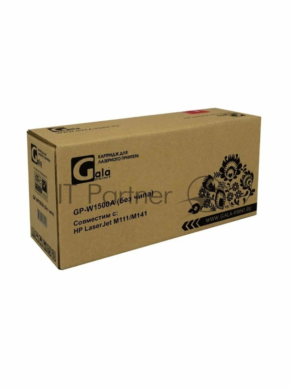 Тонер-картридж GP-W1500A для принтеров HP LaserJet М111/М141 без чипа 975 копий GalaPrint