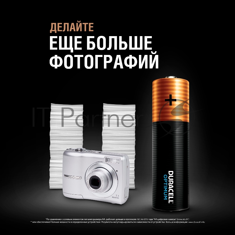 Батарея Duracell Alkaline LR6 Optimum AA (12шт) блистер
