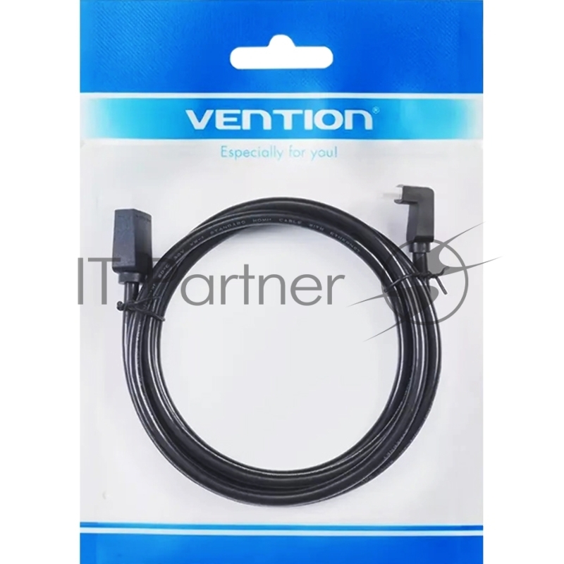 Кабель Vention HDMI High speed v2.0 with Ethernet 19M/19M угол 270 - 3м