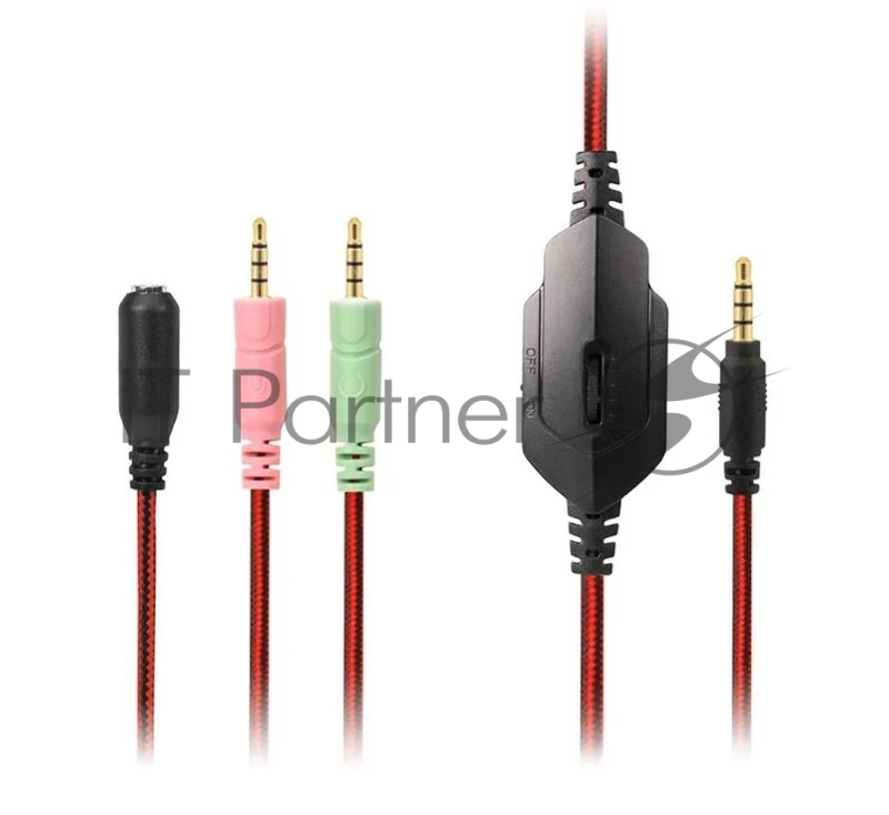 Игровые наушники SVEN AP-G886MV с микрофоном черно-красные