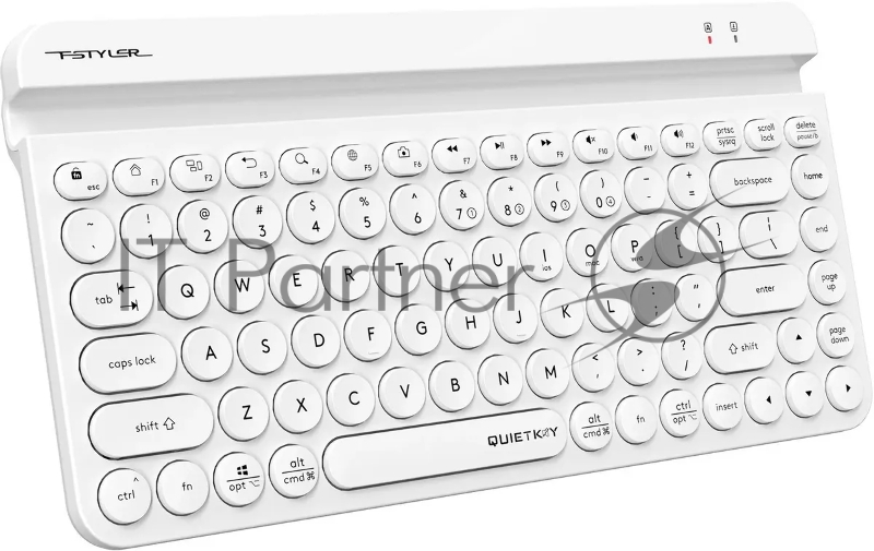 Клавиатура A4Tech Fstyler FBK30 белый USB беспроводная