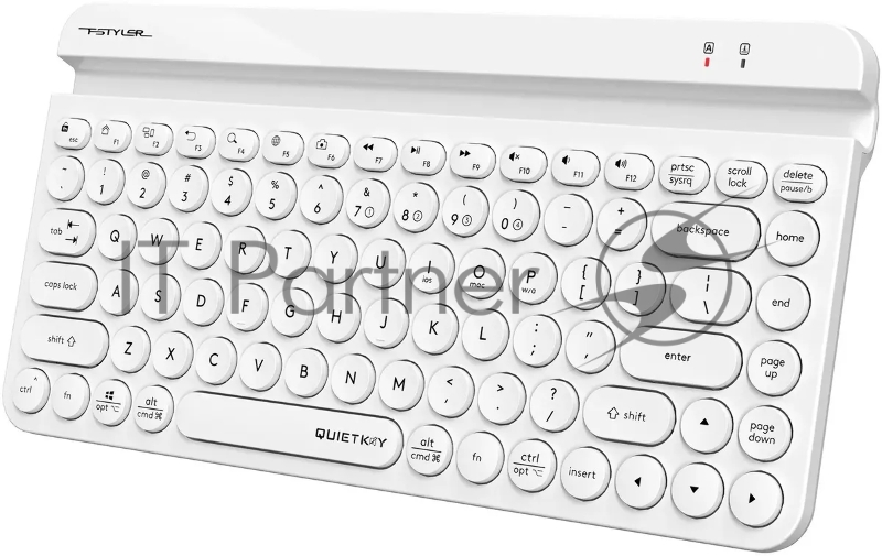 Клавиатура A4Tech Fstyler FBK30 белый USB беспроводная