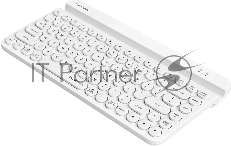 Клавиатура A4Tech Fstyler FBK30 белый USB беспроводная