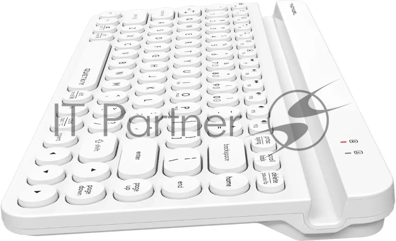 Клавиатура A4Tech Fstyler FBK30 белый USB беспроводная