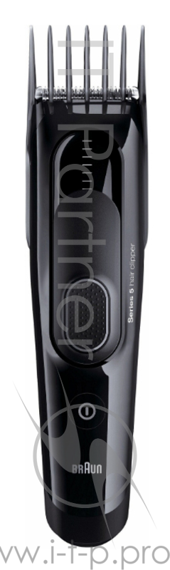 Машинка для стрижки Braun HC 5050 черный (насадок в компл:2шт)
