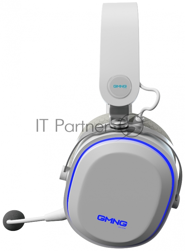 Наушники с микрофоном Оклик GMNG HS-L990G белый 1.5м мониторные Radio оголовье (1605117)