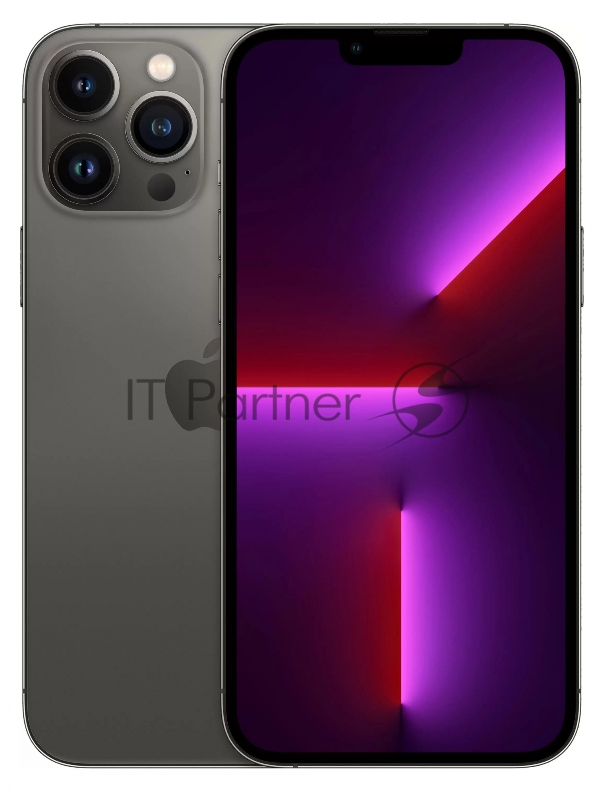 Смартфон Apple A2643 iPhone 13 Pro Max 256Gb 6Gb графитовый моноблок 3G 4G 2Sim 6.7 1284x2778 iPhone iOS 15 12Mpix 802.11 a/b/g/n/ac/ax NFC GPS GSM900/1800 GSM1900 TouchSc Ptotect