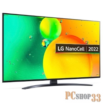 Телевизор LED LG 50 50NANO766QA.ARUB NanoCell синяя сажа Ultra HD 60Hz DVB-T DVB-T2 DVB-C DVB-S DVB-S2 USB WiFi Smart TV (RUS)