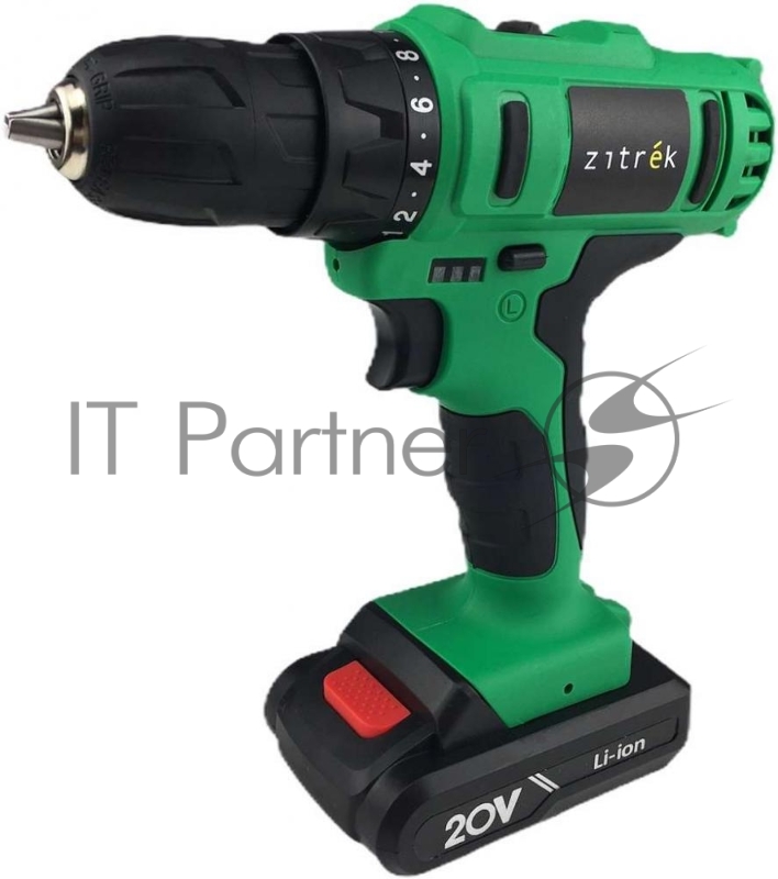 Дрель-шуруповерт Zitrek Greenpower 20-Li аккум. патрон:быстрозажимной (кейс в комплекте) (063-4076)