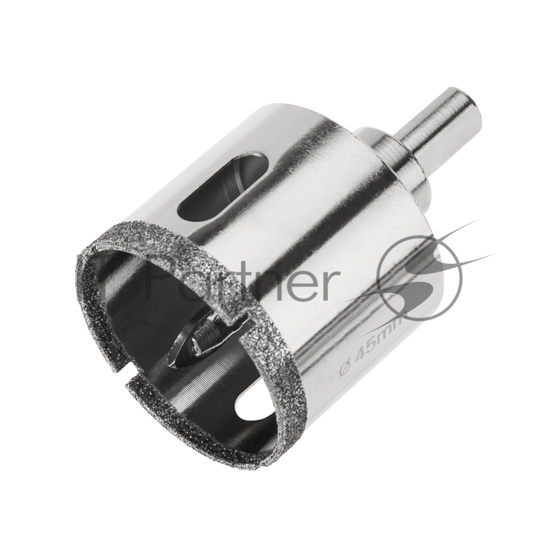 Коронка алмазная 45 мм по керамограниту с центровочным сверлом Kranz