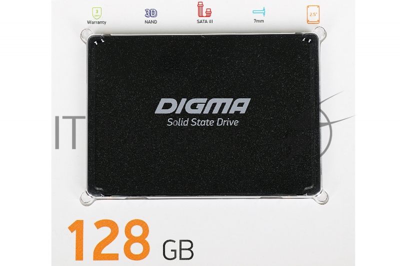 Накопитель SSD Digma SATA III 128Gb DGSR2128GP13T Run P1 2.5
